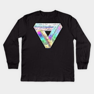 Infinite Triangle Kids Long Sleeve T-Shirt